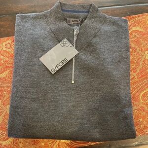 GFORE Golf V NECK WOOL SWEATER, Men's Medium, MSRP $255